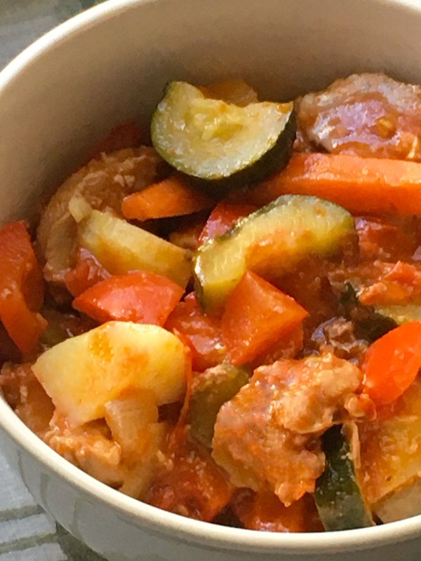 Pork and vegetable stew