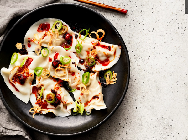 Pork bakso dumplings