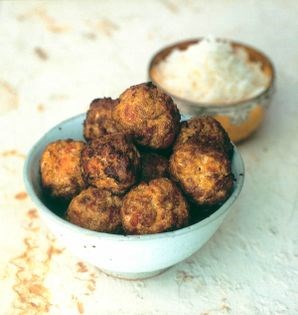 Pork balls with lemongrass