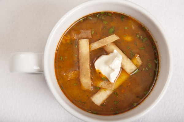 Pork, bean and butternut squash chowder