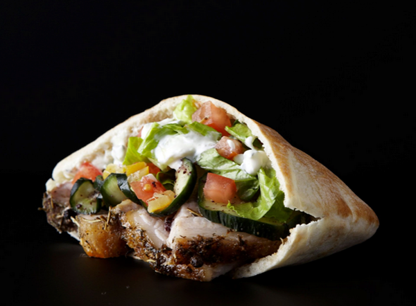 Pork belly gyro
