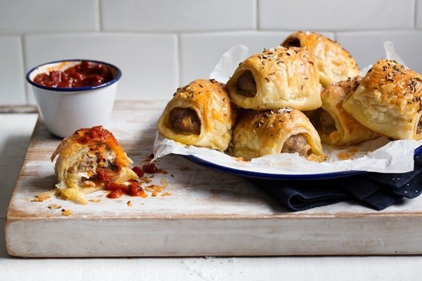 Pork belly sausage rolls