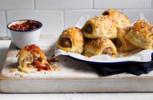 Pork belly sausage rolls