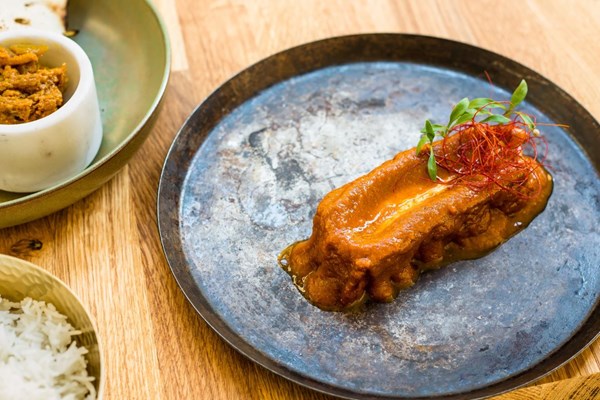 Pork belly vindaloo [Alfred Prasad]