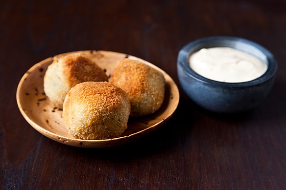 Pork boudin balls