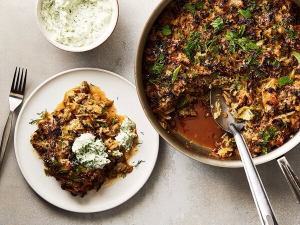 Pork-cabbage casserole 