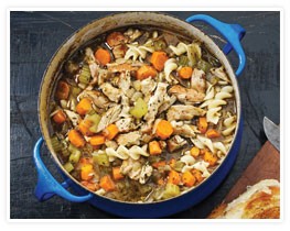 Pork chop noodle soup