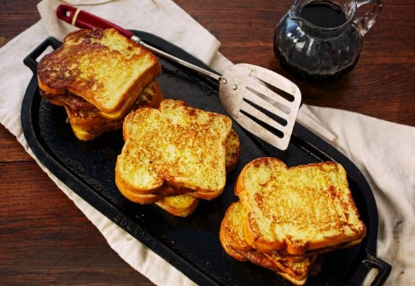 Pork chop-stuffed French toast