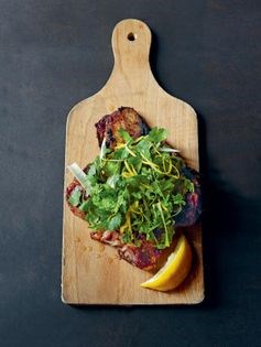 Pork chop with herbs
