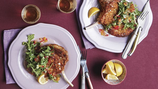 Pork chops Milanese