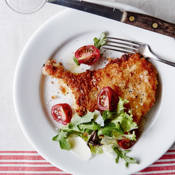 Pork chops Milanese