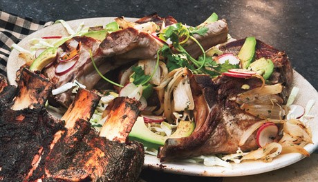 Pork chops Yucatán-style
