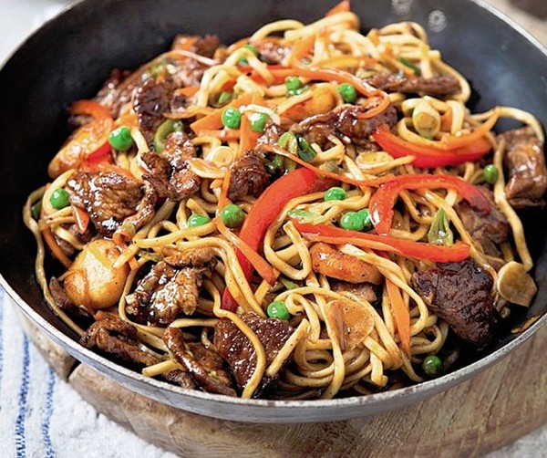 Pork chow mein