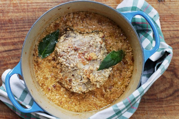 Pork cooked in milk (Maiale al latte)