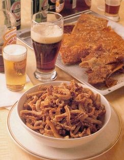 Pork crackling and scratchings