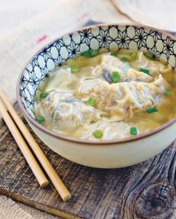 Pork dumpling soup (Siu kow)