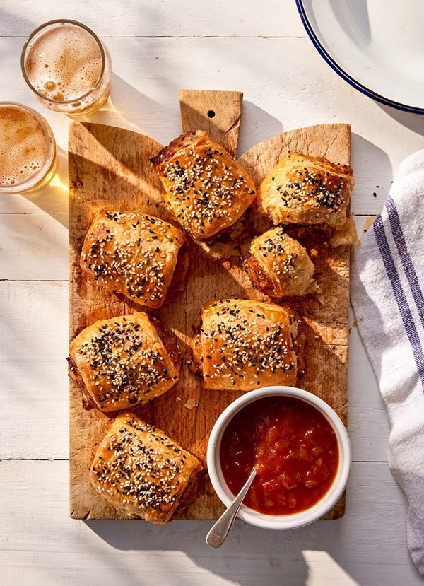 Pork, fennel and Parmesan sausage rolls