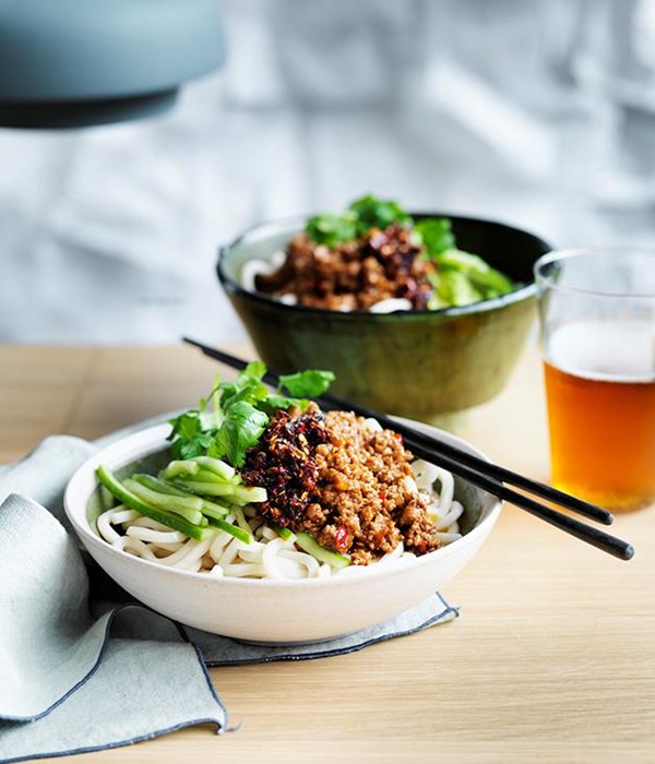 Pork ja-jiang mian noodles