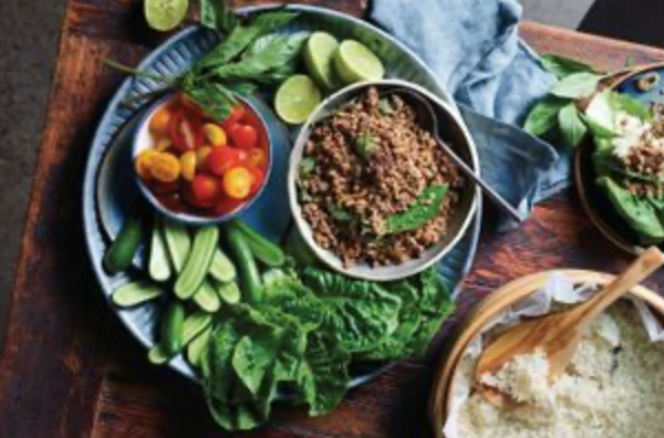 Pork larb, Chiang Mai style