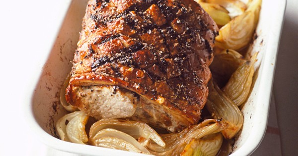 Pork loin with fennel and chilli