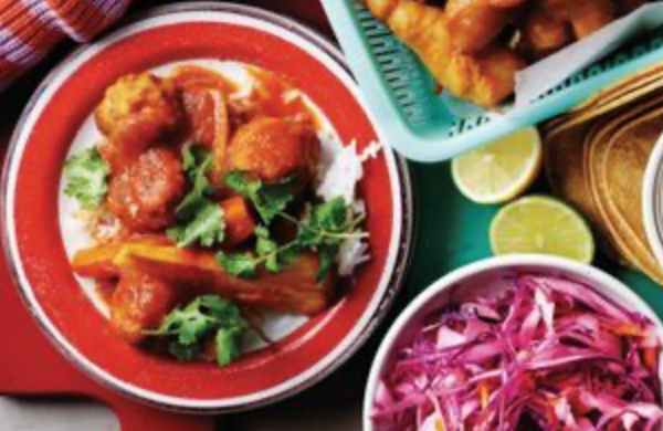 Pork meatballs with chipotle sauce