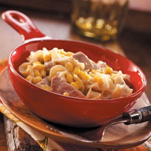 Pork noodle casserole