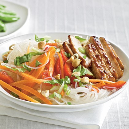 Pork noodle salad