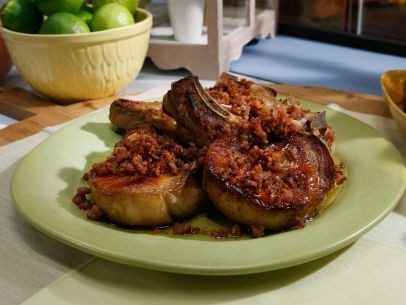 "Pork on pork" chops