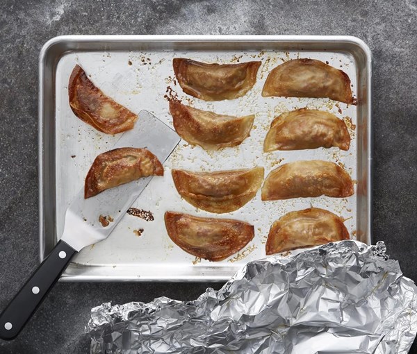Pork pan stickers