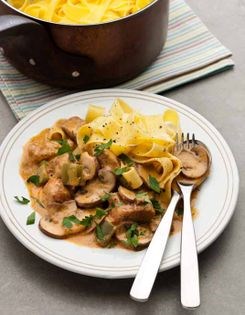 Pork paprikash