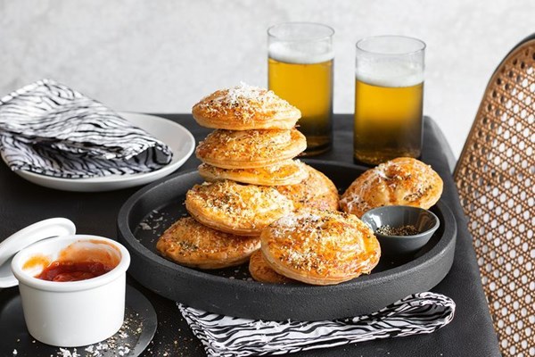 Pork, Parmesan and black pepper hand pies