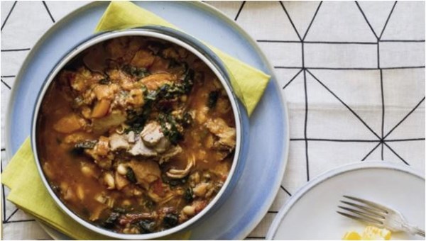 Pork ribollita