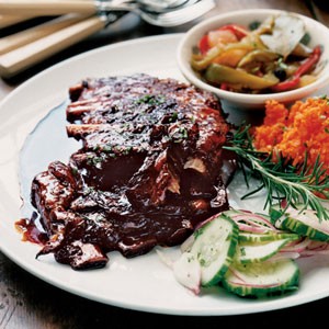 Pork ribs from Crook's Corner