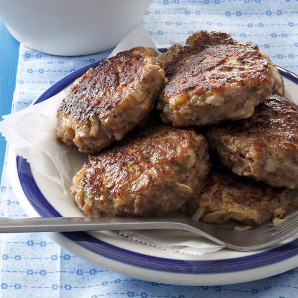 Pork sausage patties