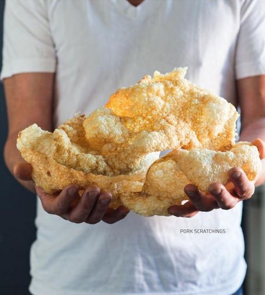 Pork scratchings