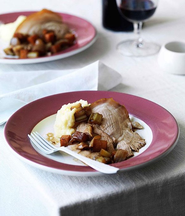 Pork shoulder braised in beer