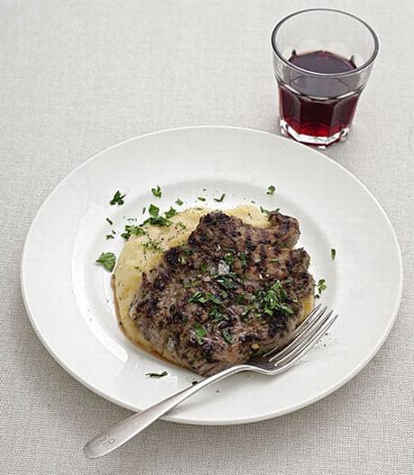 Pork shoulder steaks