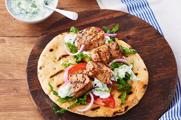 Pork souvlaki