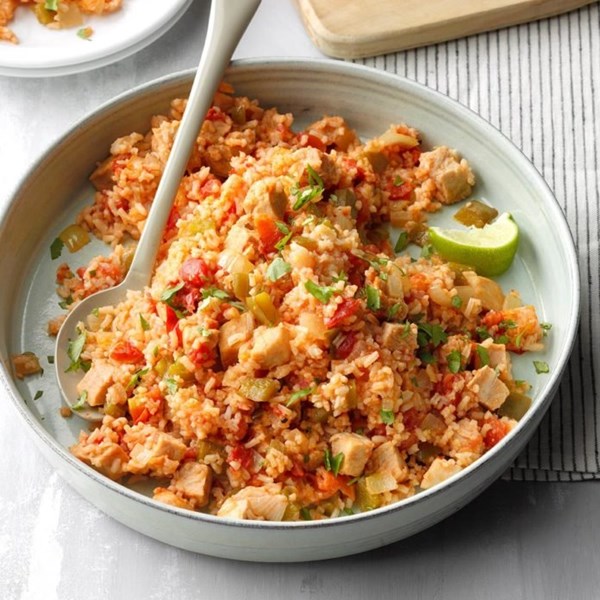 Pork Spanish rice