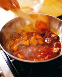 Pork strips in adobo