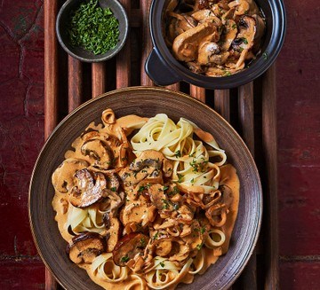 Pork stroganoff