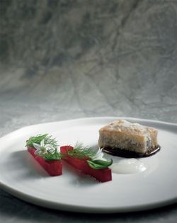 Pork tail, red melon, dune spinach