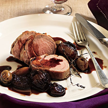 Pork tenderloin agrodolce