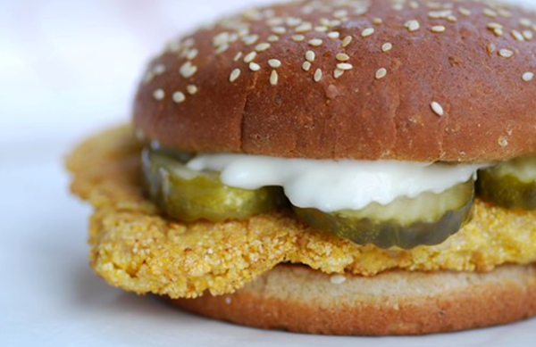 Pork tenderloin sandwich