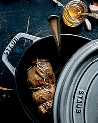 Pork tenderloin with sage, garlic, and honey
