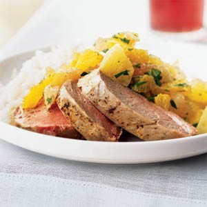Pork tenderloin with xec