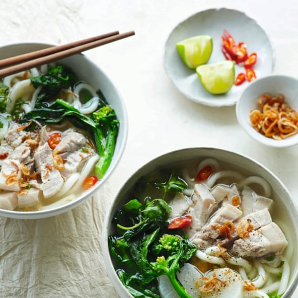 Pork udon (Banh canh thit heo)