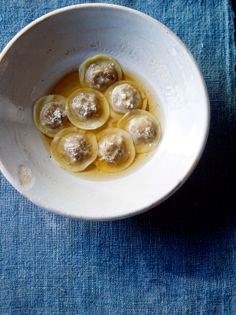 Pork, veal and beef ravioli (Marubini)