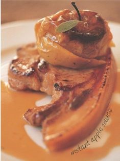 Pork with apple and sage