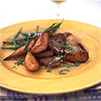 Pork with apples and pears